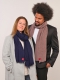 Thumbnail dark navy & dunkle Orchidee